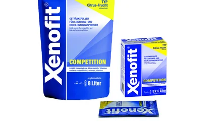 Xenofit © Xenofit GmbH Xenofit Competition Getränkepulver in verschiedenen Verpackungsgrößen