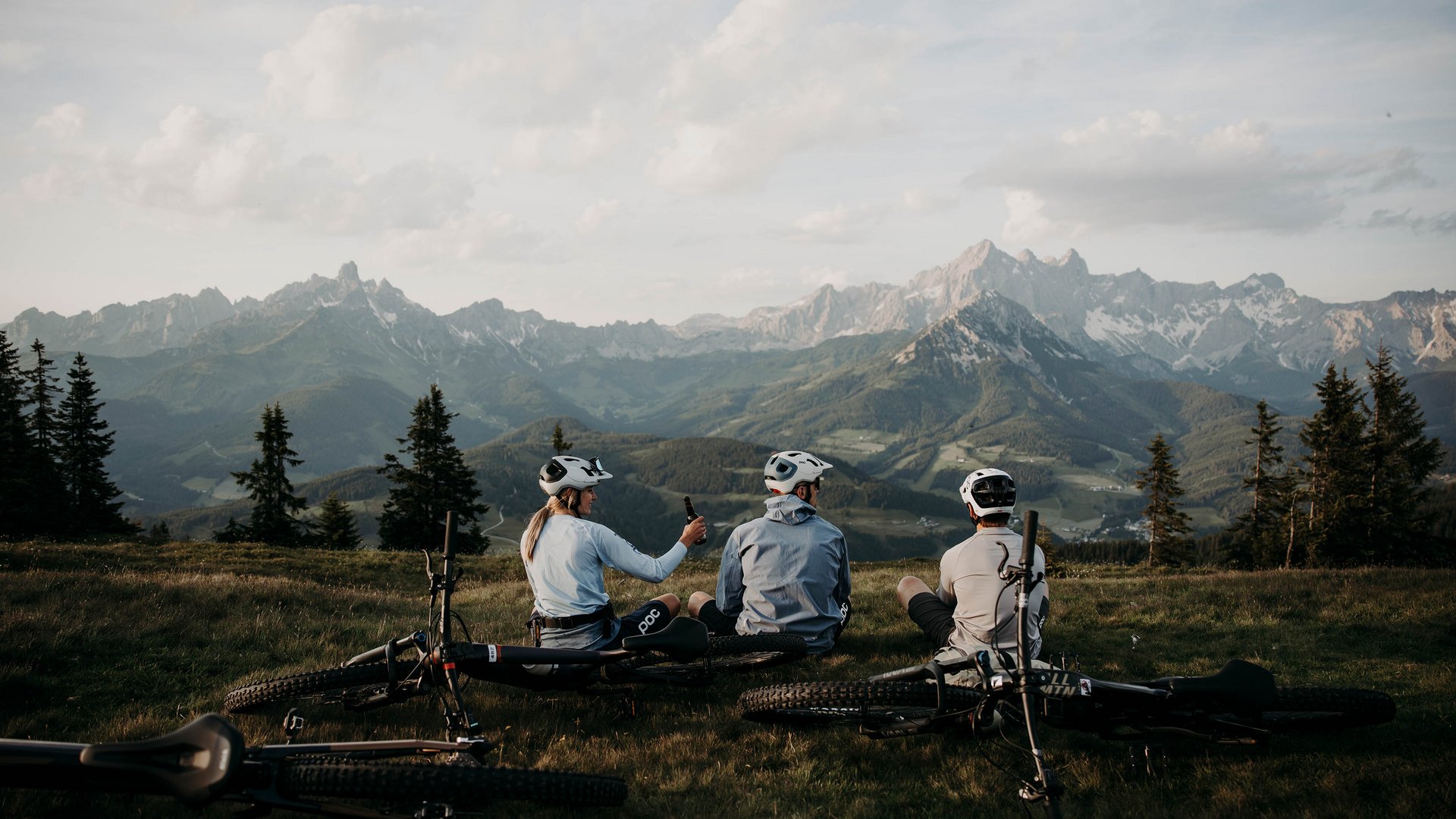 Bikepause mit Panoramablick im Bikeurlaub im DipsandDrops