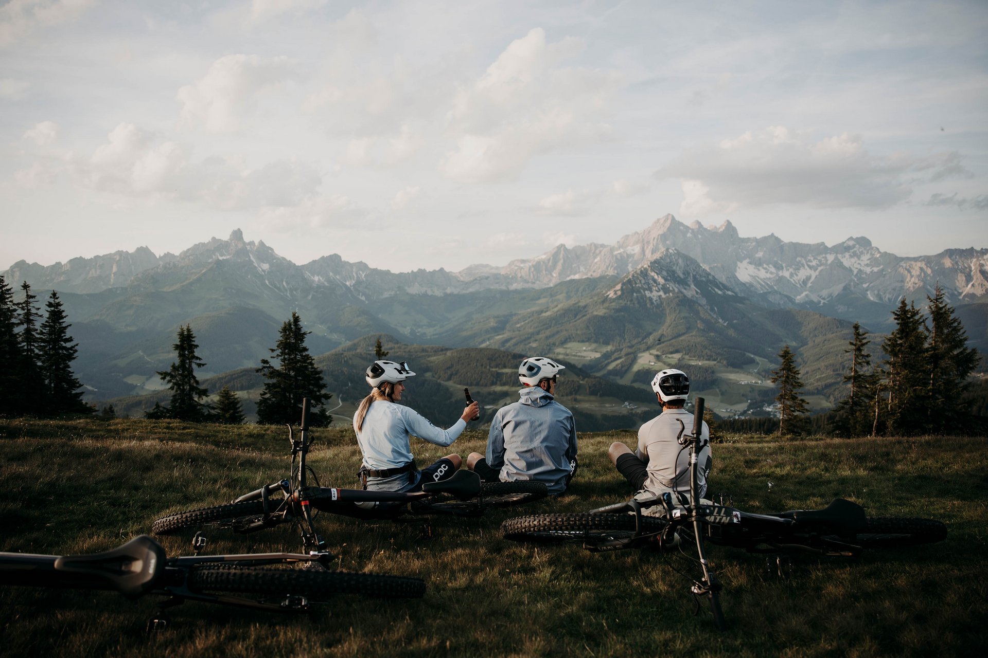 Bikepause mit Panoramablick im Bikeurlaub im DipsandDrops