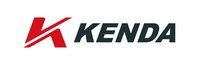 Logo des Unternehmens Kenda mit rotem K und schwarzem Text