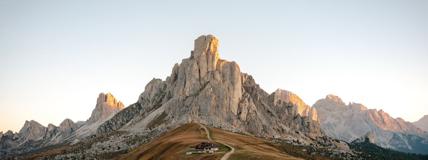 Ein Blick auf die Tofane